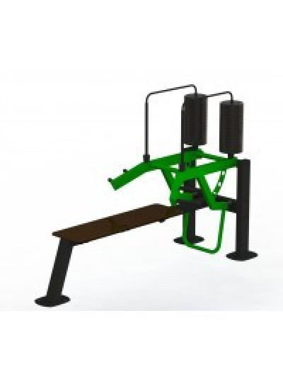 Вуличний тренажер Люкс "Жим Вгору Лежачи"